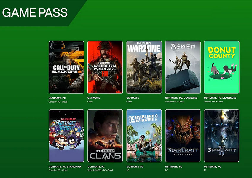 Xbox Game Pass Octubre: Juegos que entran y salen del catálogo, incluido Call of Duty Black Ops 6