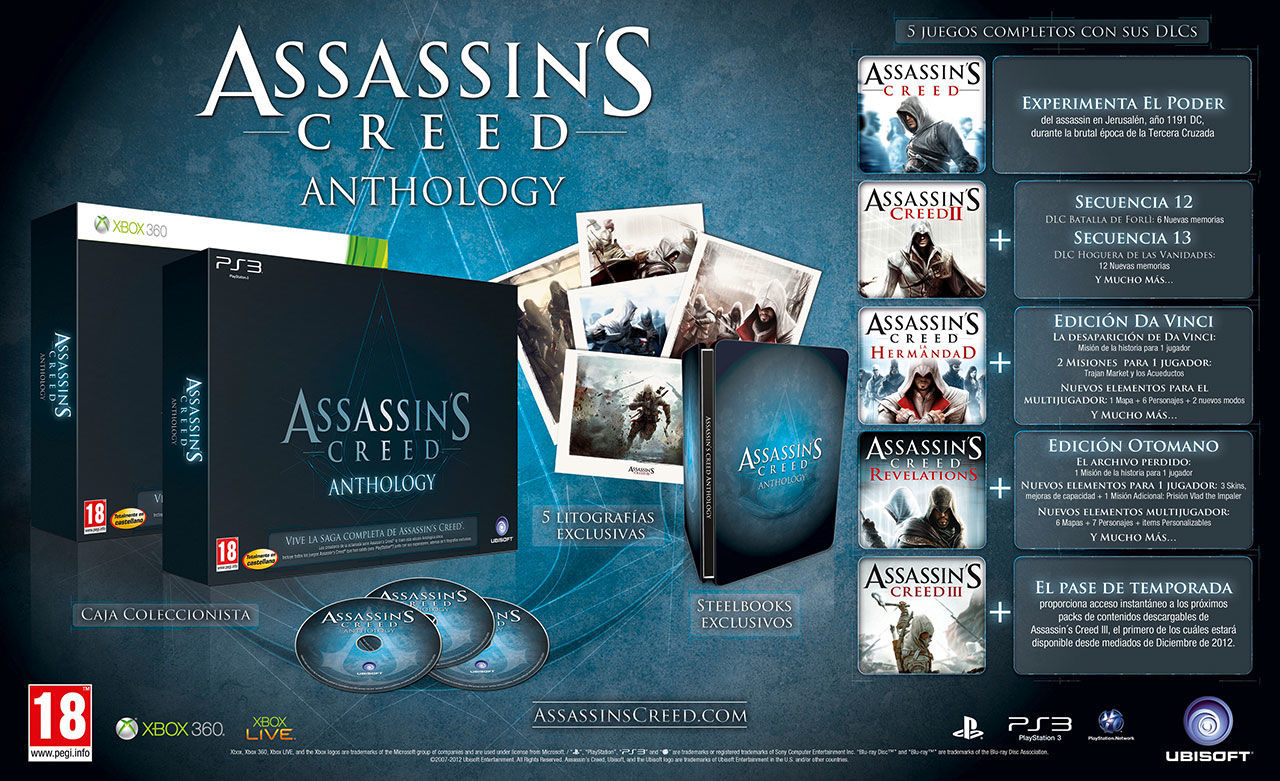 Ya disponible la Antología de Assassin´s Creed