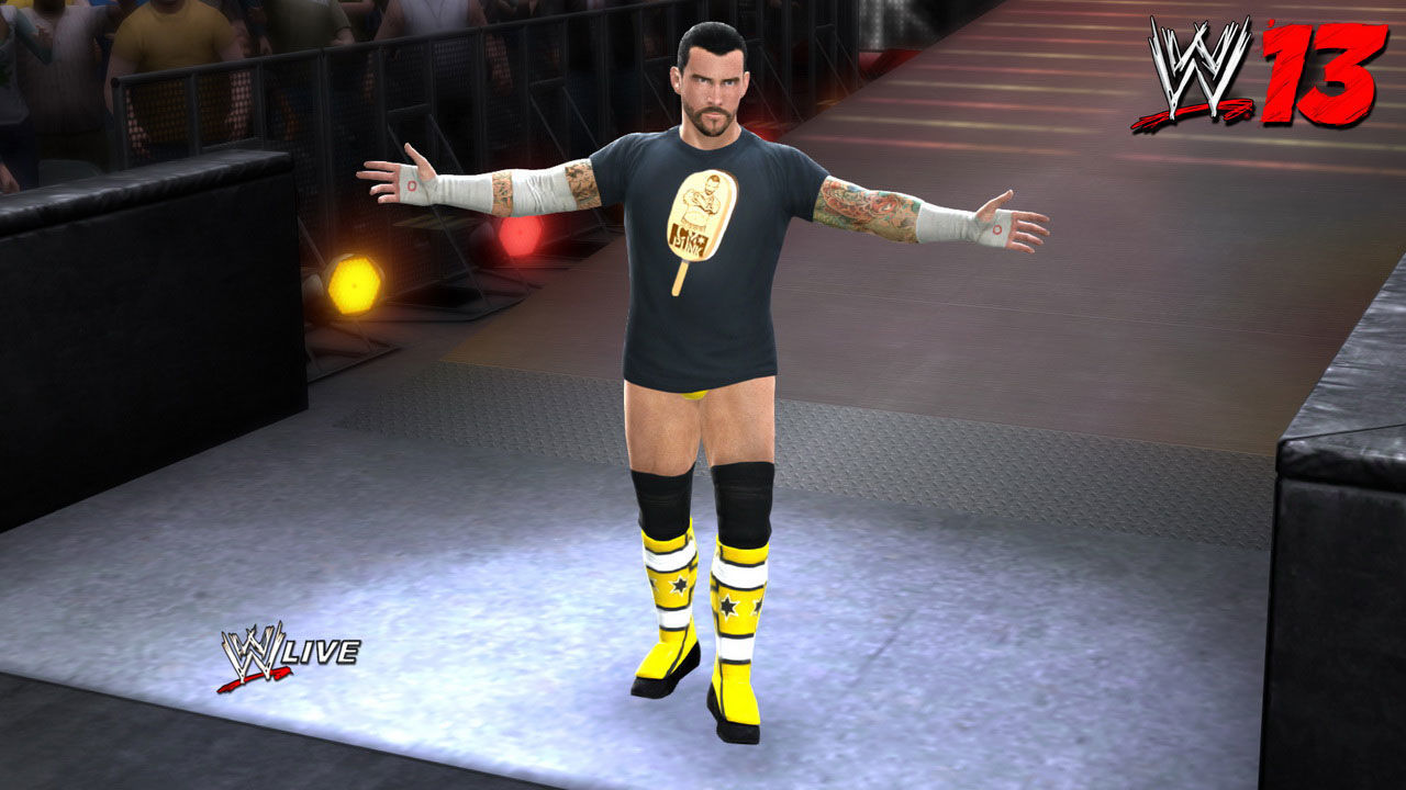 THQ regala la camiseta virtual de CM Punk con la reserva WWE&#039;13