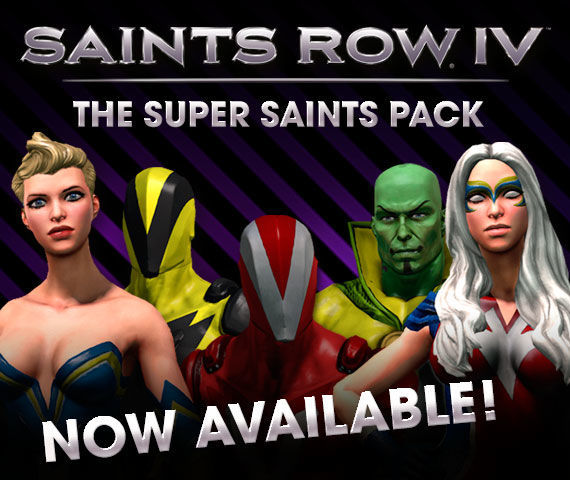 Ya disponible el pack 'Super Saints' para 'Saints Row IV'