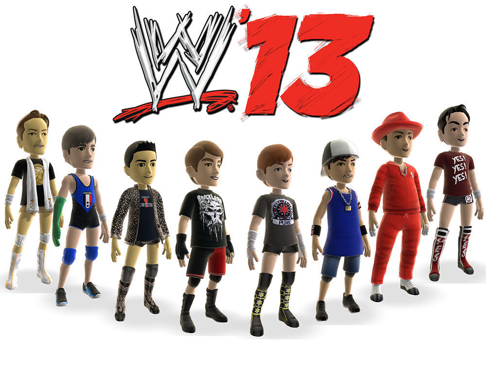 Nuevos avatares de WWE 13 en Xbox Live