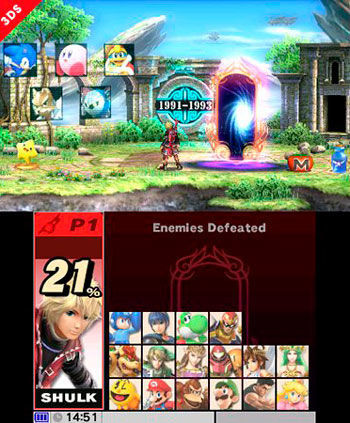 Nintendo revela nuevos detalles del modo All-Star de Super Smash Bros. para 3DS