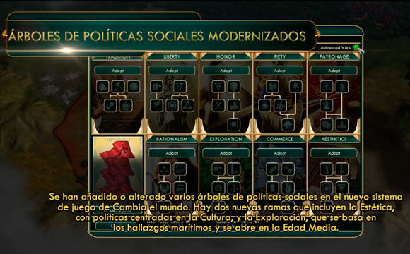 Civilization V: Cambia el Mundo - Política e Ideologías