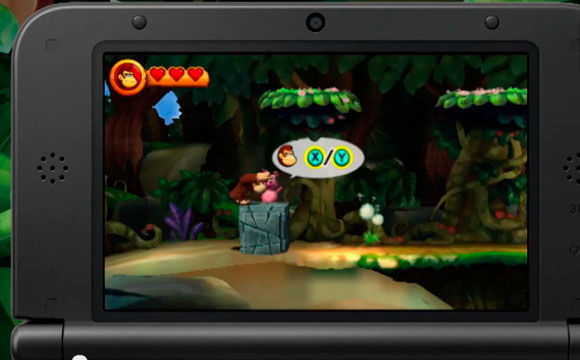 Donkey Kong Country Returns 3D - Gameplay