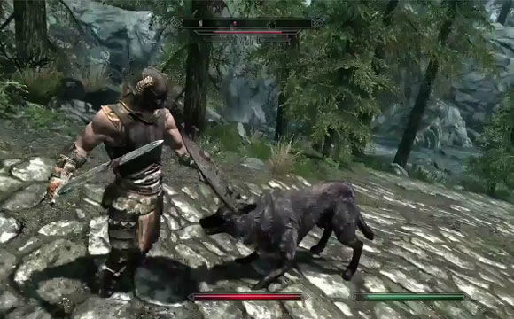 The Elder Scrolls V Skyrim - Gameplay Comic-Con 2011