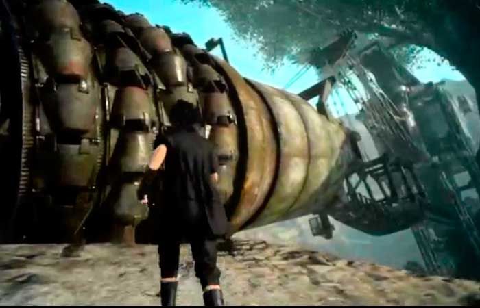 Final Fantasy XV - Gameplay Malboro atacando