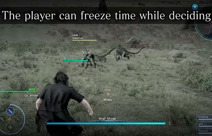 Final Fantasy XV - Wait Mode