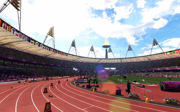 London 2012 VideoGame - Fly Through Olympic Stadium