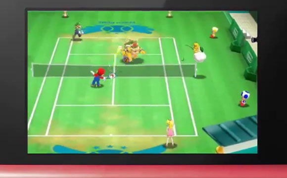 Mario Tennis 3DS - TGS 2011 Debut