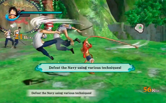 One Piece Pirate Warriors - Luffy vs Pacifista