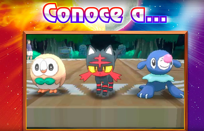 Pokémon Sol y Pokémon Luna - Pokémon Iniciales