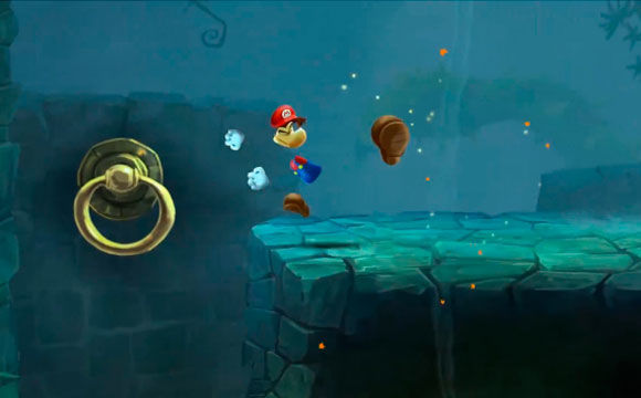 Rayman Legends - Mario and Luigi costumes