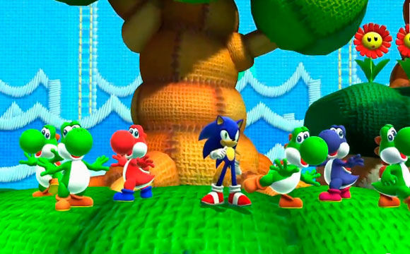 Sonic Lost World - DLC Yoshi&#039;s Island Zone 