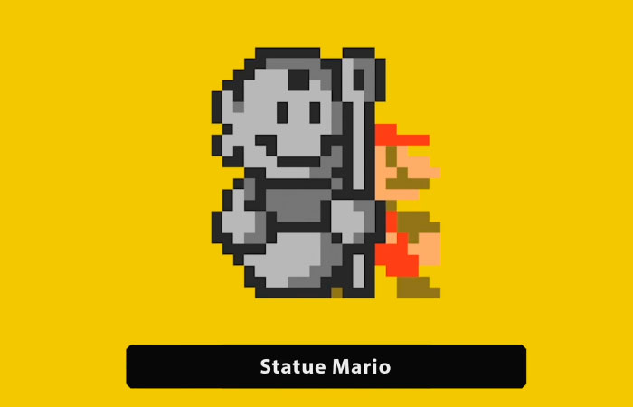 Super Mario Maker - Statue Mario