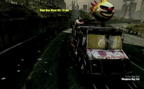 Twisted Metal - broken trailer 